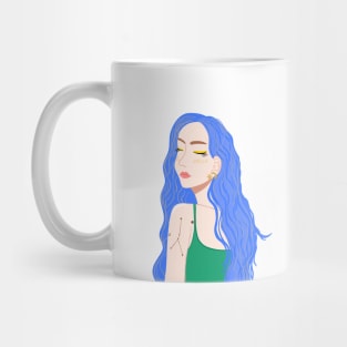 Portrait of a young woman Mug